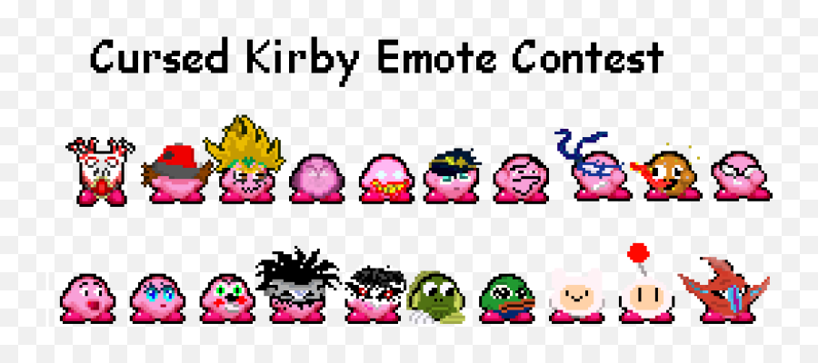 Dot Emoji,Kirby Emoticon Text