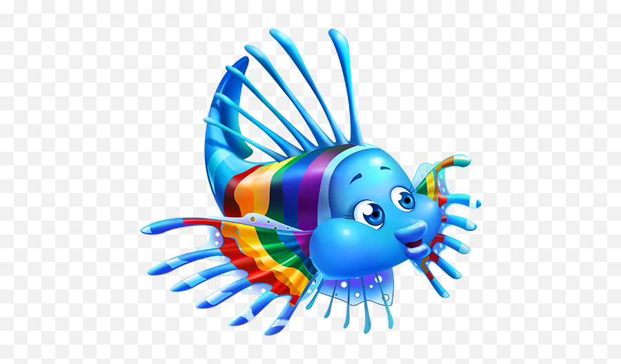 Page 8 U2013 Finfriends - Cartoon Rainbow Fish Clipart Emoji,Emotion Angler 11