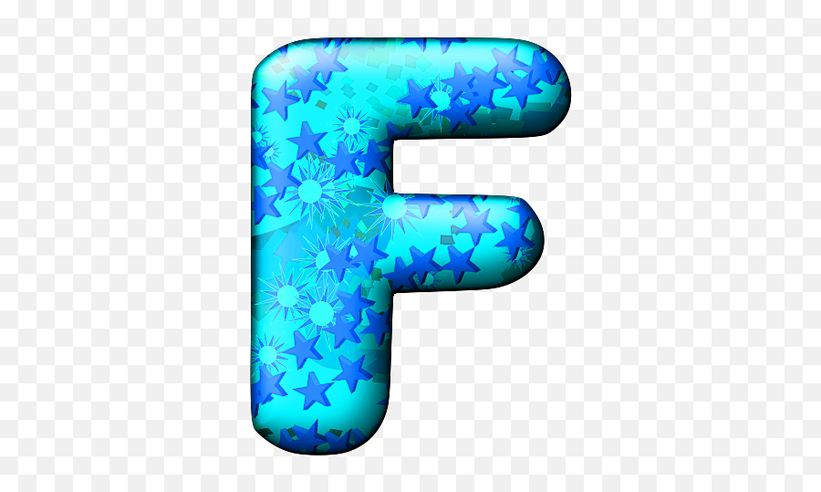 Abc Blockbusters - Letra F De Color Azul Emoji,Letter F Emoji