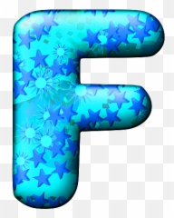 Abc Blockbusters - Letra F De Color Azul Emoji,Letter F Emoji