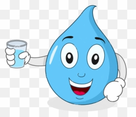 Cartoon Water Drops Png Download - Cartoon Drinking Water Drawing Emoji,Desenhos Com Emoticons Whatsapp