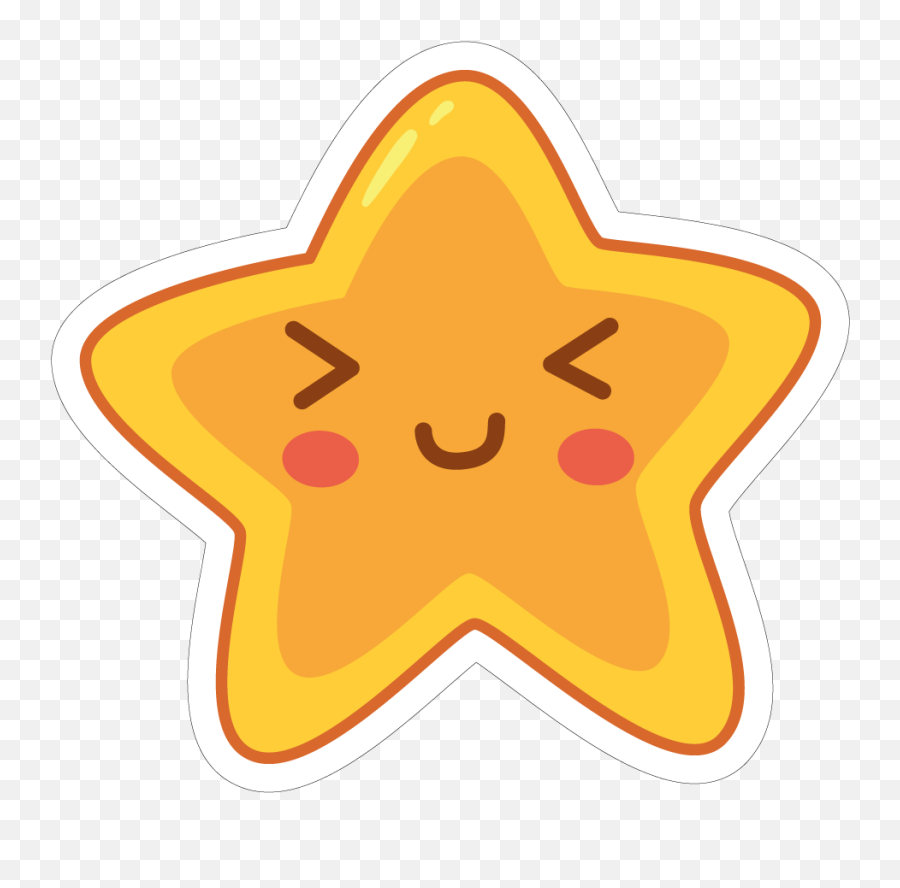 Emoji - Cute Transparent Star Clipart Png,Transparent Star Emoji