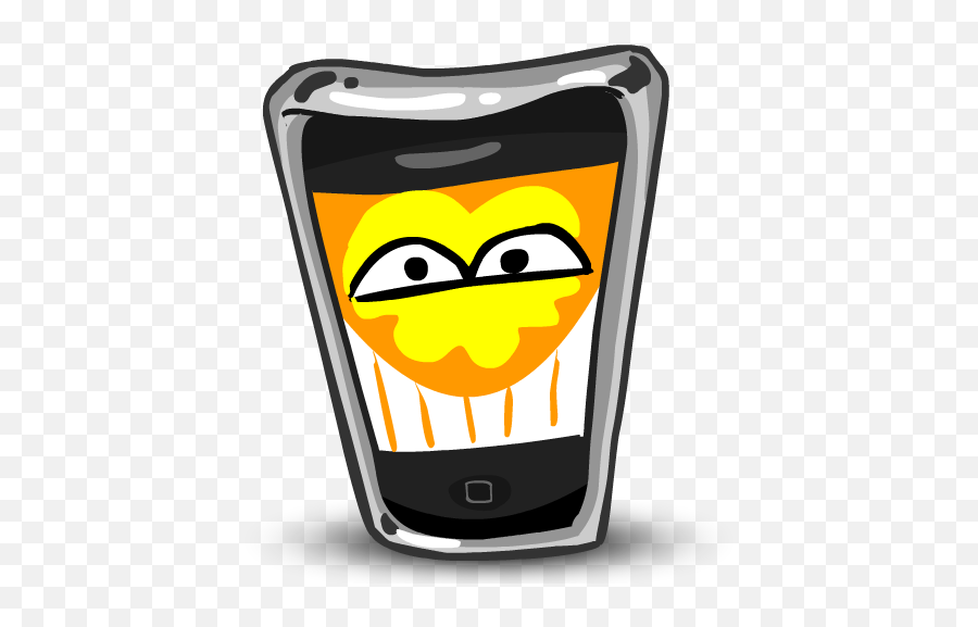 Happy Iphone Funny Cell Phone - Funny Mobile Phones Pngs Emoji,Funny Emoji For Iphone