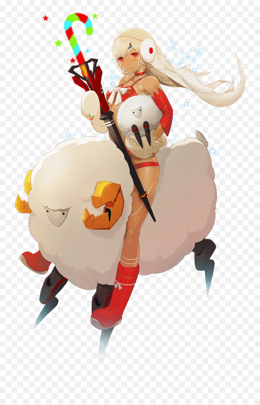 Altera - Fgo Altera Santa Emoji,Queen Card With Two Emotions Tattoo