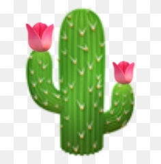 Flowers Emoji Remixedemoji Sticker - Sahuaro Emoji,Cactus Emoji