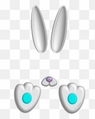 Chicks Bunnies And Eggs By Peter Apel - Girly Emoji,Emoji Heart Eyes Bunny Ears