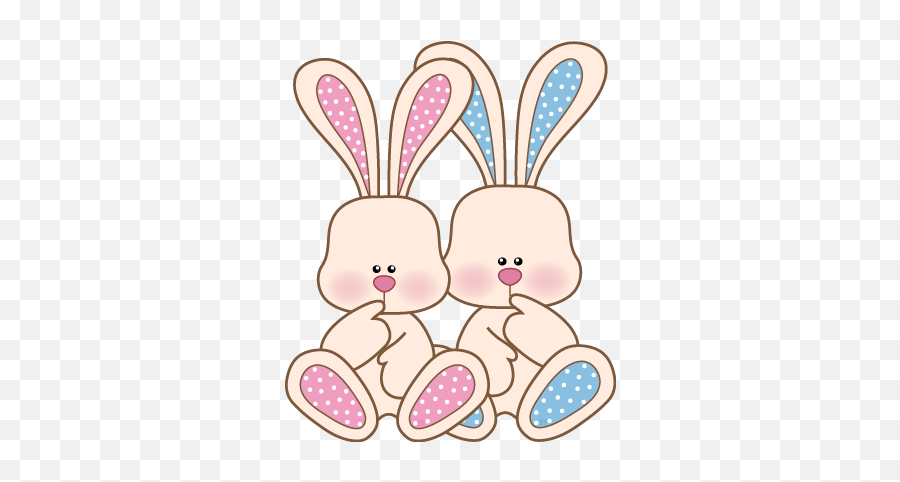 Free Bunny Clipart From Www - Easter Boy Bunny Clipart Emoji,Weather Bunny Emojis