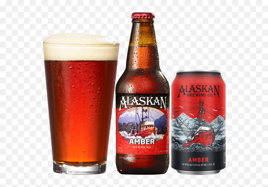 Amber Alaskan Brewing Co - Alaskan Amber Ale Emoji,Modelo Negra Beer Emoji