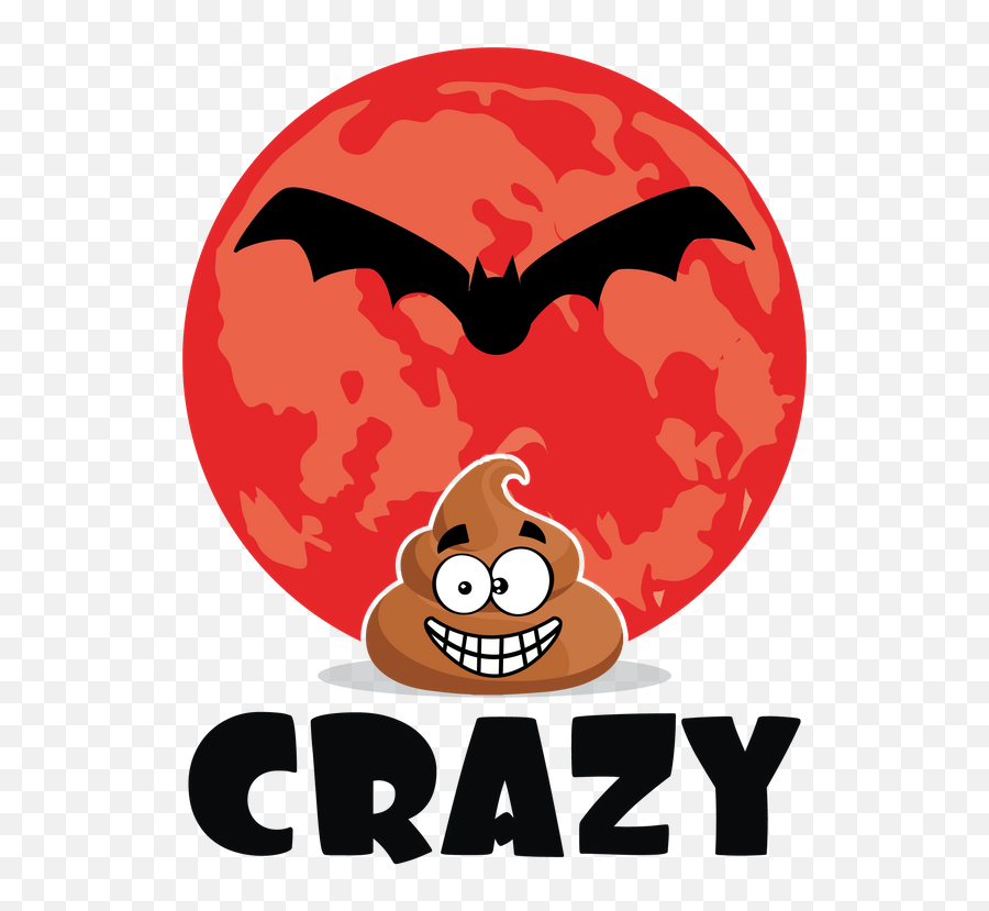 Batshit Crazy Funny Halloween Emoji - Happy,Halloween Emojis Transparent