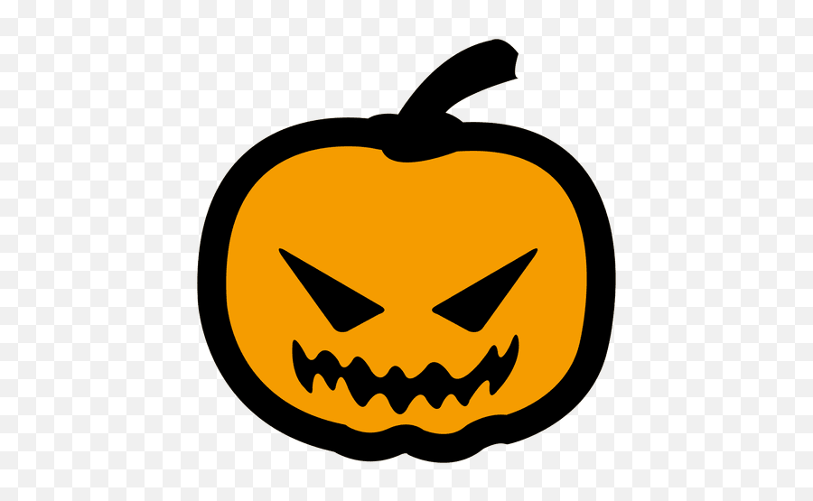 Scarry Halloween Pumpkin 8 - Transparent Png U0026 Svg Vector File Abobora Halloween Sprite Emoji,Emoji Shirts For Halloween