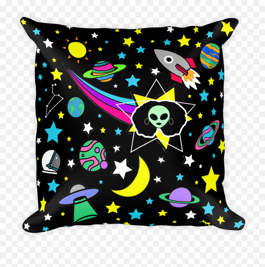 Cozy Collection - Decorative Emoji,Alien Emoji Pillow