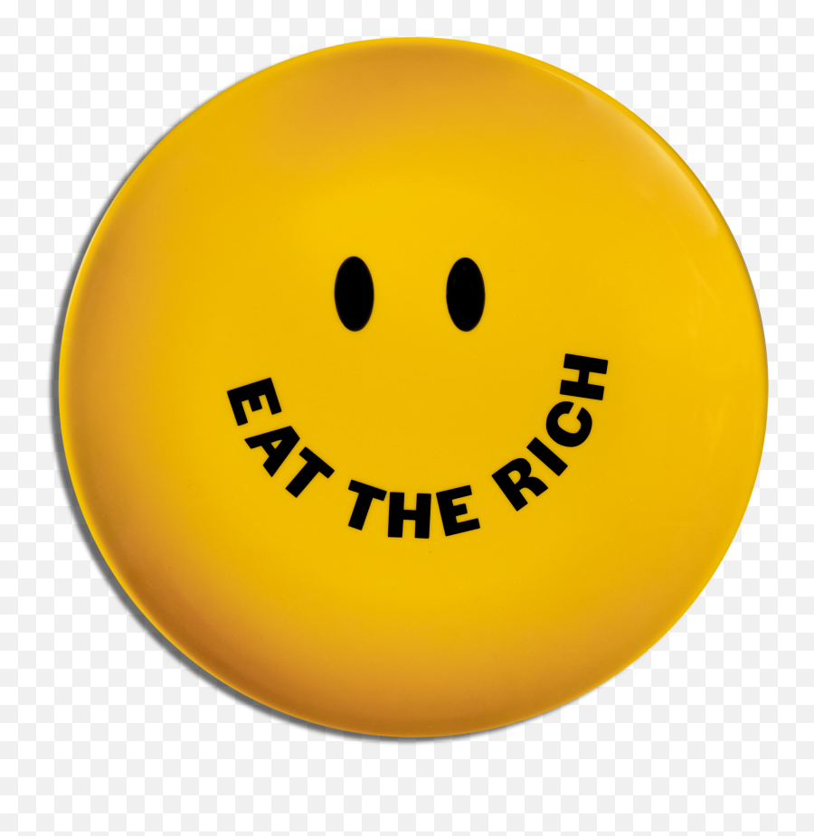 Eat The Rich Plate - Cha Bar Emoji,Emoticon Get Rich