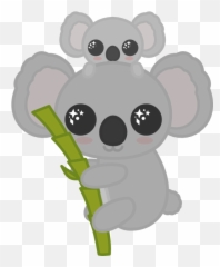 Koala Clipart Transparent Tumblr Koala - Kawaii Dibujos De Koalas Emoji,Koala Emoji Png