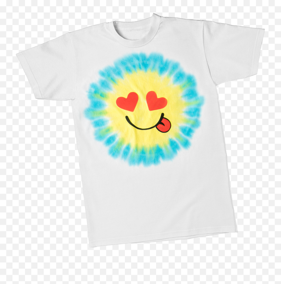 Emoji Tie - Tie Dye Shirt Emoji,Lime Emoji