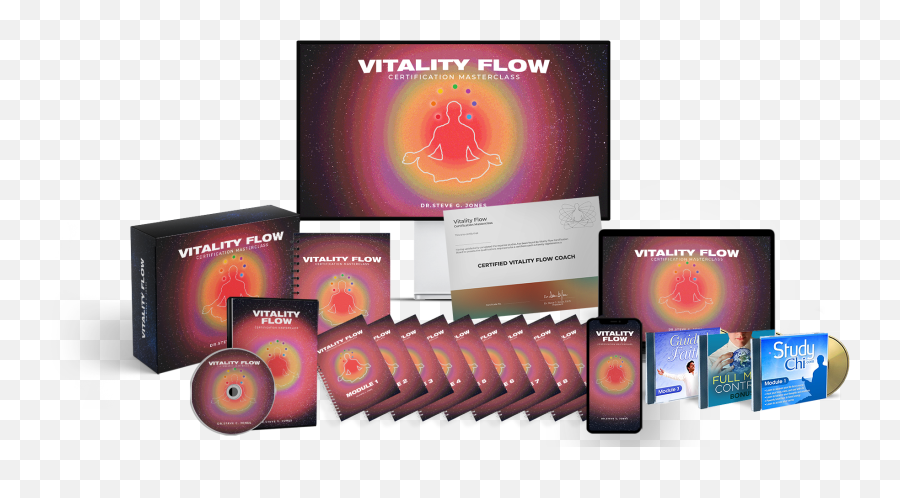 Dr Steve G Jones - Vitality Flow Chakra Horizontal Emoji,Meditating To Release Trapped Emotions