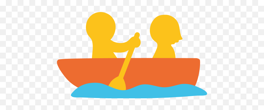 Rowboat - Canoeing Emoji,Flag Boat Emoji