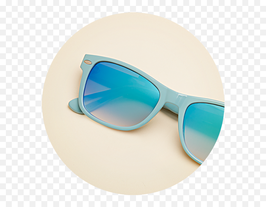 Great For Sunglasses - Zenni Sky Blue Mirror Finish Emoji,Zenni Glasses With Emojis