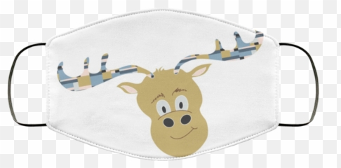 Funky Rudolph Reindeer Christmas Time Face Mask - Qfinder Reindeer Emoji,Reindeer Emoji