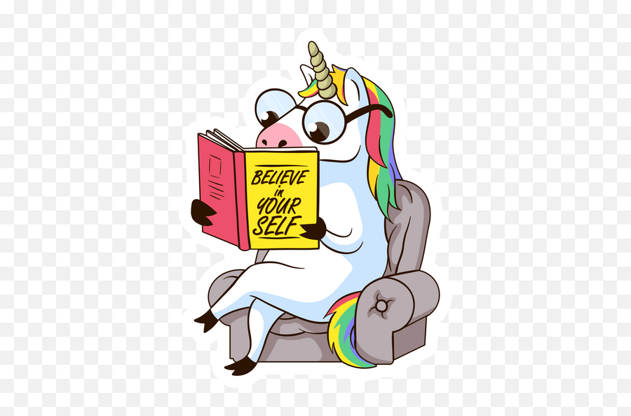 Unicorn Believe In Yourself Book - Unicorn Believe In Yourself Emoji,Emoji Sticker Book