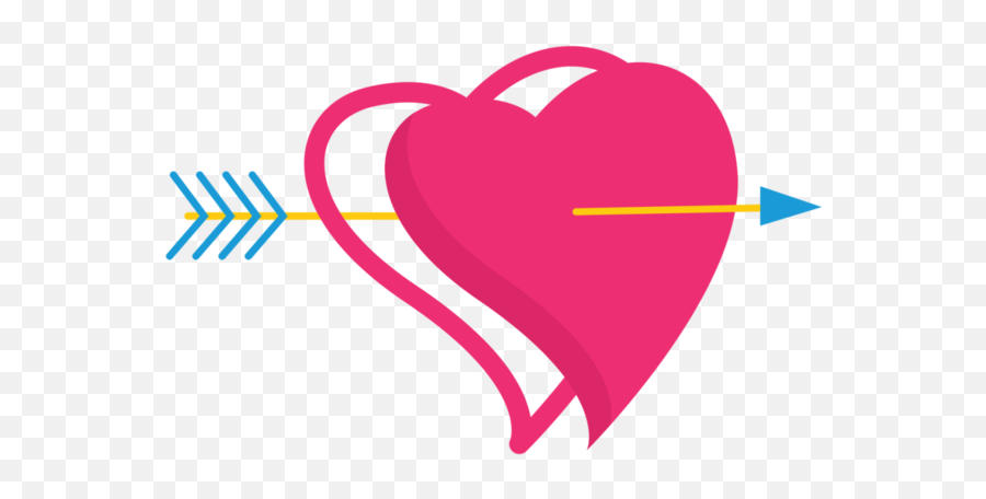 Free Cute Heart With Arrow 1186871 Png With Transparent Emoji,Cupid Heart Emoji