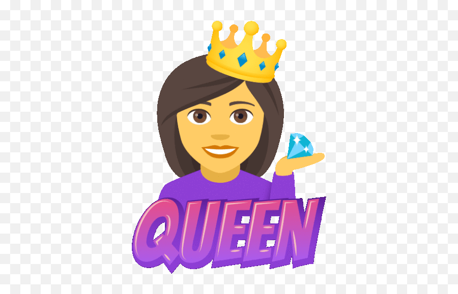 Queen Sweet N Sassy Sticker - Queen Sweet N Sassy Joypixels Emoji,Emoji Woman Raising Hand