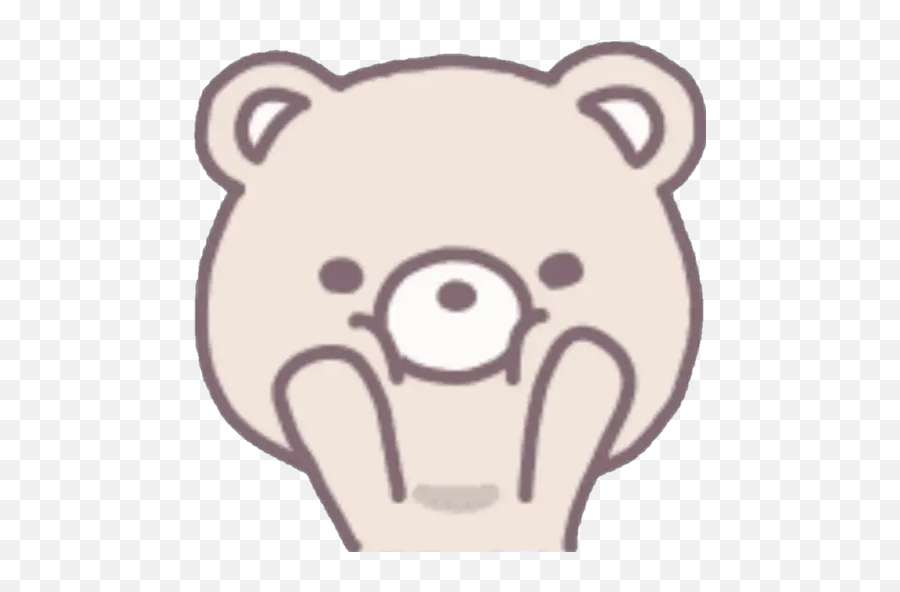 Sticker Maker - Emojis De Osito,Bear Crying Emoji