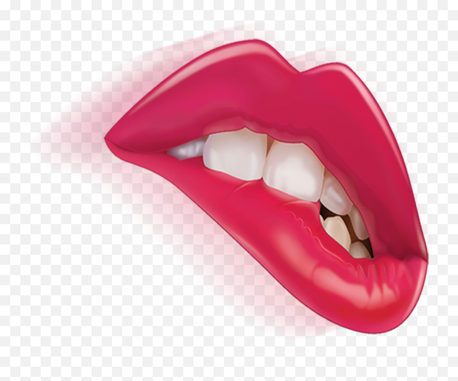 Tooth Lip Biting - Bite Lips Png Download 11811181 Free Emoji,Lip Bite Emoji]