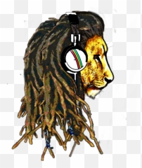 Dread Dreadlion Lion Rasta Sticker - Lion Dread Emoji,Dread Emoji