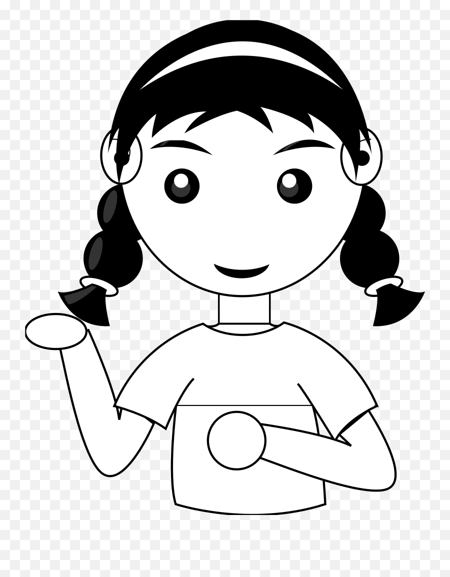 Free Black Girl Cartoon Png Download Free Clip Art Free - Girl Images Clip Art Black And White Emoji,Black Girl Emoji