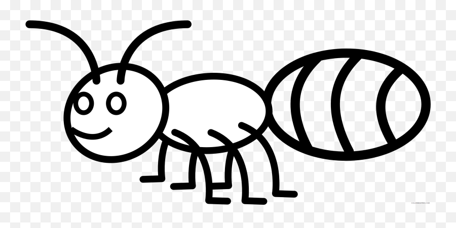 Ant Coloring Pages Ant 14 Png Printable - Ant Clipart Black And White Emoji,Sleep Ant Ladybug Ant Emoji