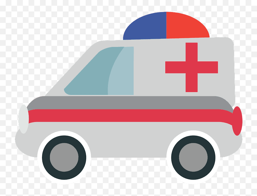 Ambulance Emoji Clipart Free Download Transparent Png - Ambulance,Little Cross Emoji