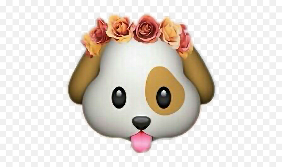 Emoji Dogcollage Sticker By Lucyy Villarrubia - Animal Emojis,Flower Emoticons