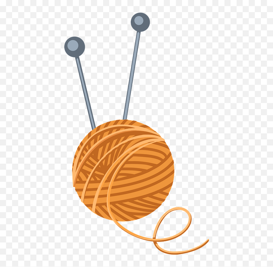 Yarn Clipart - Vertical Emoji,Yarn Ball Emoji