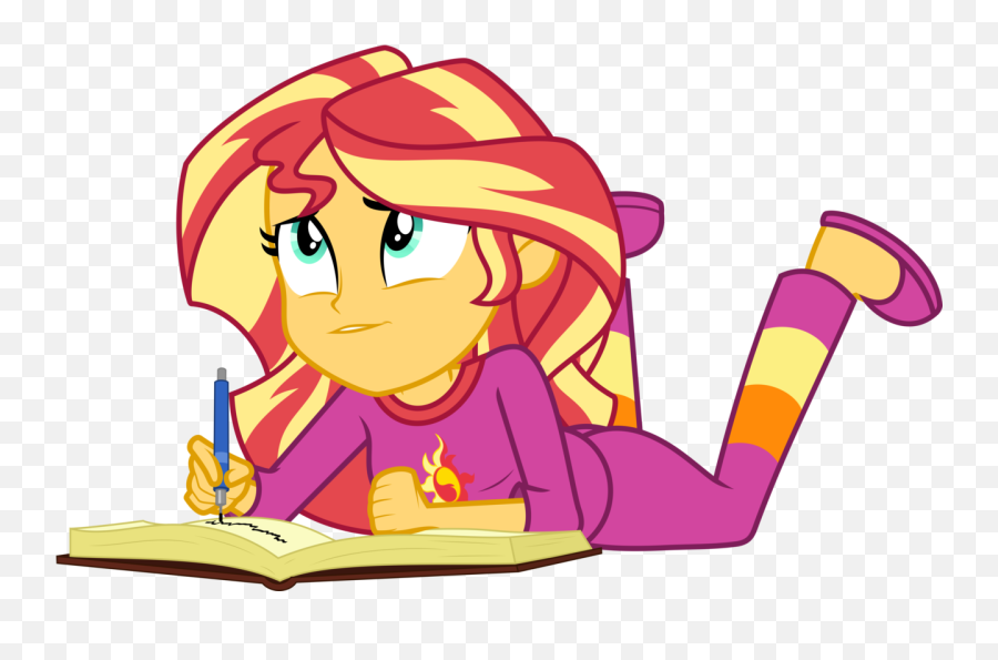 Pajama Clipart Read In Pajamas Pajama - Mlp Equestria Girls Sunset Shimmer Pajama Emoji,Emoji Pyjamas