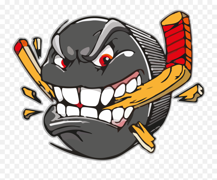 My Image - Angry Hockey Puck Clipart Full Size Clipart Angry Hockey Puck Clipart Emoji,Hockey Stick Emoji