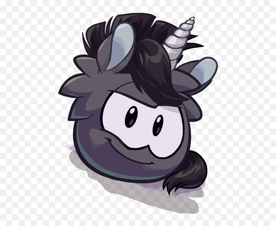 Desenhos Vetorizados - Club Penguin Black Unicorn Puffle Emoji,Futurama Emoticons