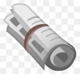 Rolled - Rolled Up Newspaper Png Emoji,Roll Eyes Emoji
