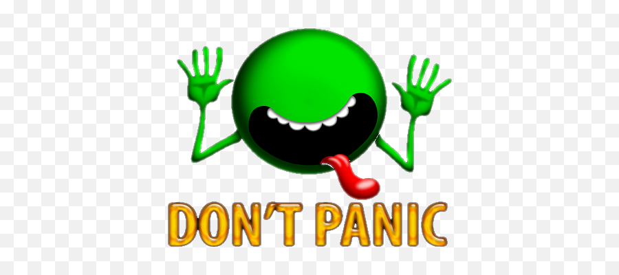 Panicking - Gambar Kartun Dont Panic Emoji,Emoticons For Windows 8.1