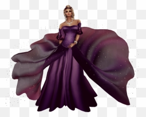Princess 3dgirl Windblow Dress Sticker By Mislen - Floor Length Emoji,Wind Blow Emoji