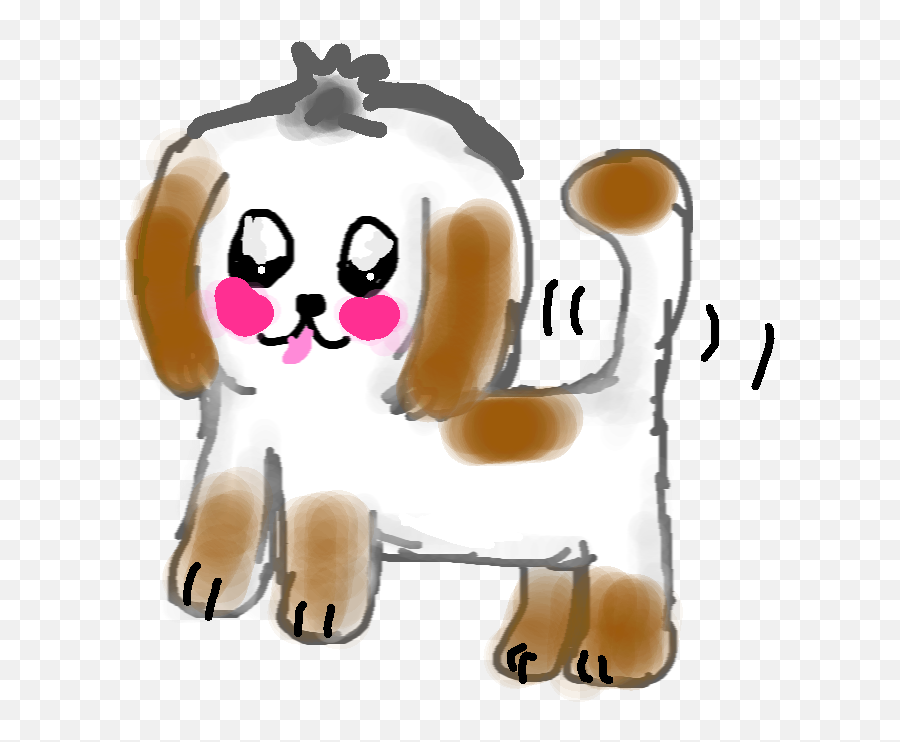 Dress Up The Shih - Happy Emoji,Shih Tzu Emoji