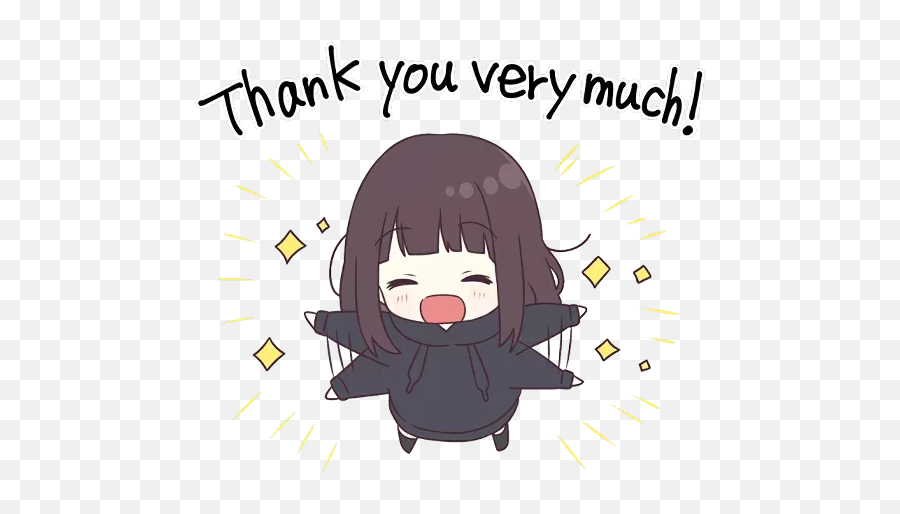 Hehe - Menhera Chan Thank You Very Much Emoji,Dragon Loli Emoticon