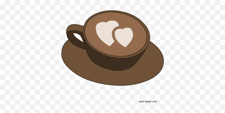 Free Coffee Mugs And Coffee Beans Clip - Saucer Emoji,Coffee Bean Emoji