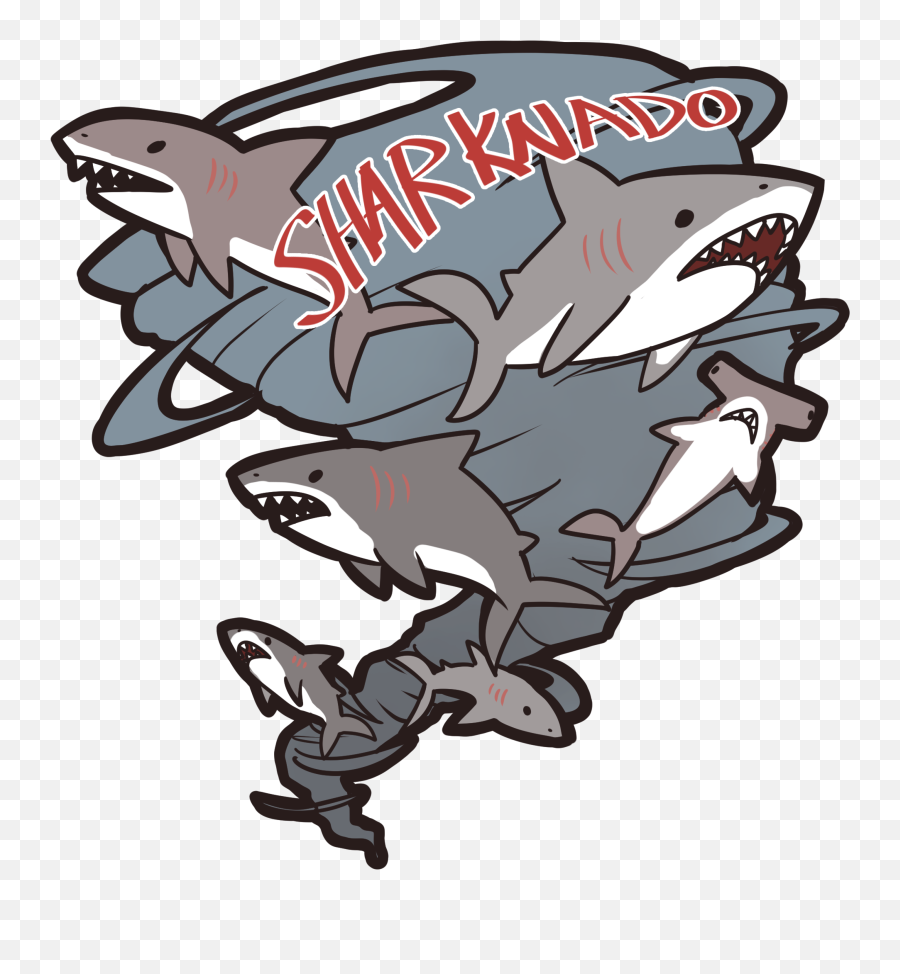 Image Result For Sharknado Sharknado Unique Sticker Fan Art - Sharknado Png Emoji,Homicidal Emoticons