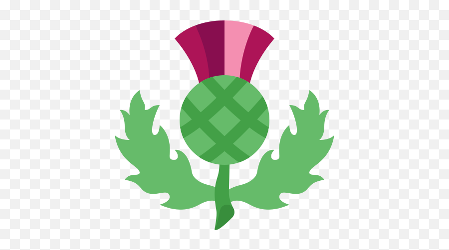 Scottish Thistle Icon - Scottish Thistle Png Emoji,Scottish Emoji