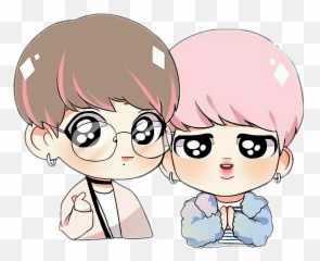 Kawaii Cute Drawings Apps - Chibi Bts Jungkook Drawing Easy Emoji,365bocetos Emojis Snapchat