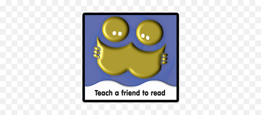 Read Teach A Friend To Read - Happy Emoji,'reading' Emoticon