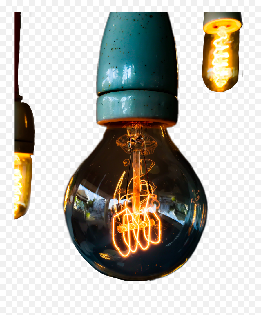 Light Lights Bulb Lightbulb Sticker - Light Bulb Hd Emoji,Lightbulb Cookie Emoji