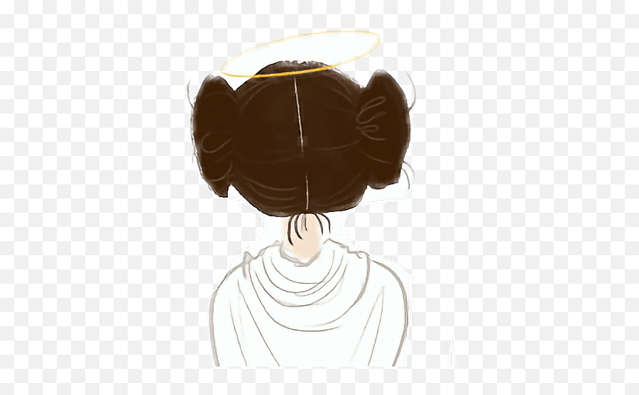 Star Princess Wars Leia Sticker By Karen Letechipia - Hair Design Emoji,Princess Leia In Emoji
