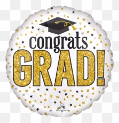 Graduation Emoticons Way To Go Grad Foil Balloon 18inch - Syumien Emoji,Congrats Balloon Emoticon