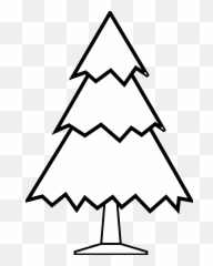 Emoji Clipart Black And White Emoji Black And White - Easy Simple Tree Drawing,Christmas Tree Emoji